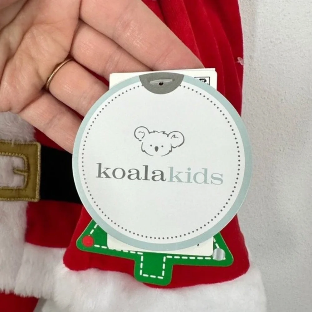 Koala Kids Santa‎ 3 Piece Outfit Size 6-9 Months NWT Baby's First Christmas